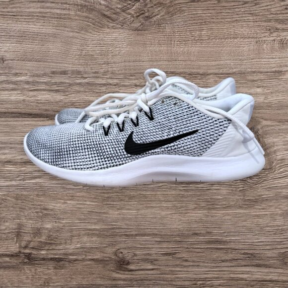 NIKE Free Run Fly Knit Gray Black Running Athletic Sneakser 2018 Womens Size 7.5 - Picture 8 of 9